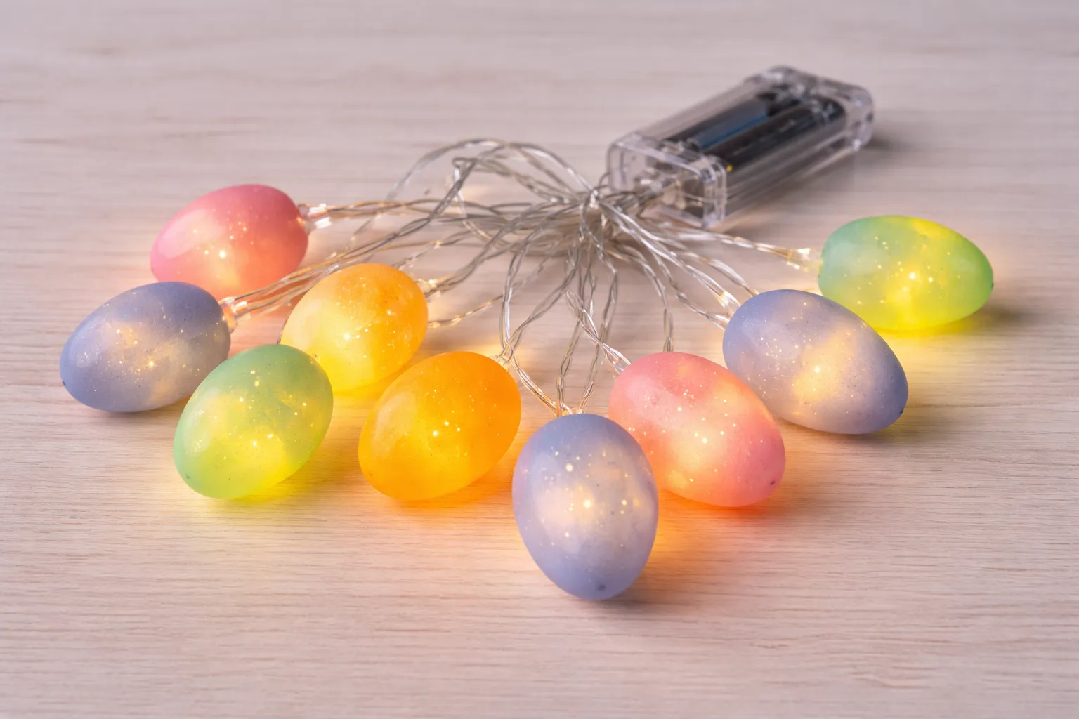 LED svetelná reťaz – veľkonočné vajíčka